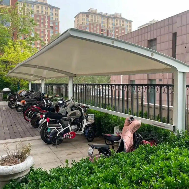 资兴市膜结构电动车棚